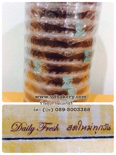 สก๊อตเทป ลาย Daily Fresh สดใหม่ทุกวัน สีน้ำตาลพื้นใส (10 ม้วน/แพค)