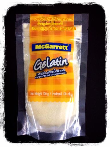 ผงเจลาติน ตรา McGarrett (Gelatin) (100g./ถุง)